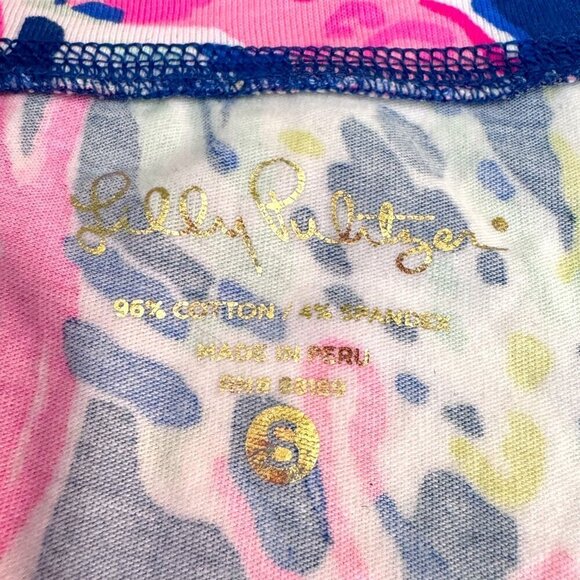 LILLY PULITZER Sunken Treasure JoJo Pullover Long Sleeve Boat Neck Stretch Top S - Picture 3 of 3